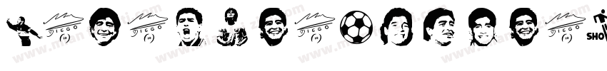 Maradona Signature R字体转换